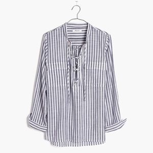 Madewell • Terrace • Lace-Up • Shirt